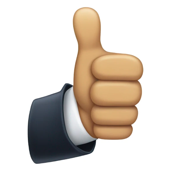 Donald trump thumbs up  sticker