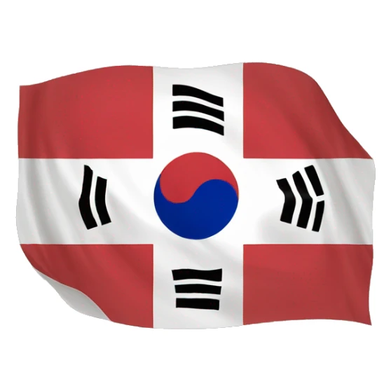 republic of korea flag sticker