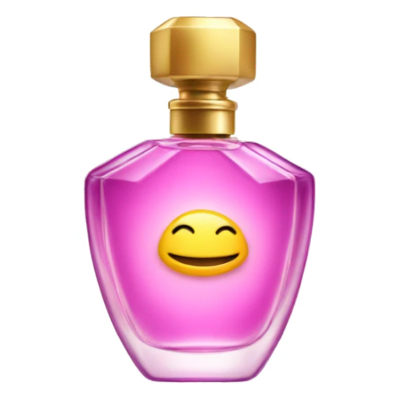 Perfume with fragrance coming out sticker