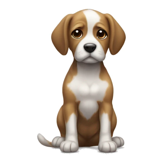 Crie um emoji de uma cachorrinha da raça shitzu sticker