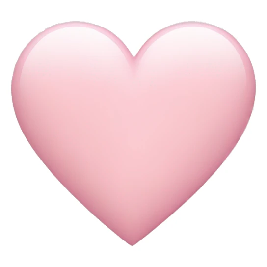 Light pink heart sticker
