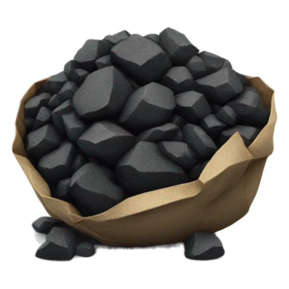 Lump of coal sticker