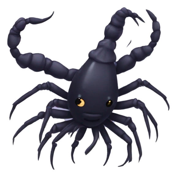 Goth shrimp sticker
