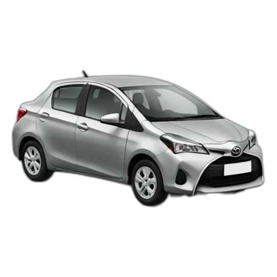Toyota Yaris Gris sedan 4 puertas sticker