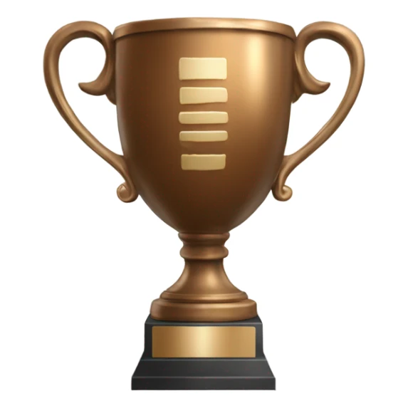 Bronze Pokal auf den G10 steht sticker