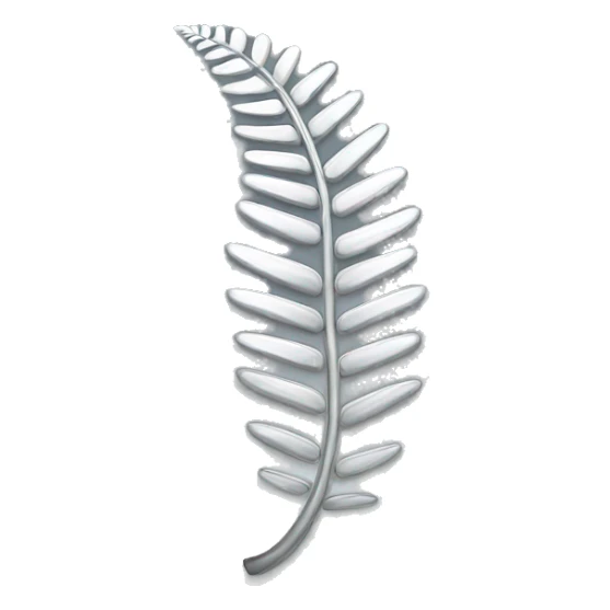 Silver fern sticker