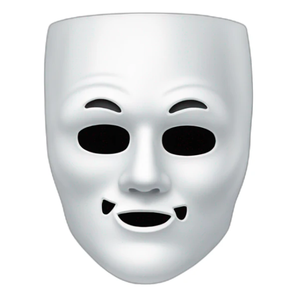 Phantom of the opera’s mask sticker