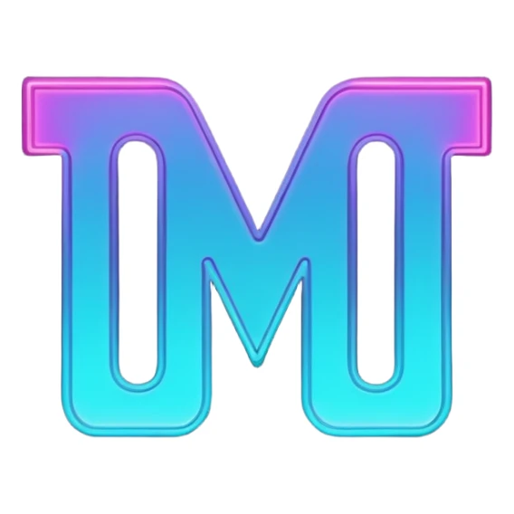 futuristic minimalistic emoji icon, letters "N" formed by three glowing digital lines representing Storm, Atom and NoizeGames, neon purple (#8B5CF6) and cyan (#00E0FF) on dark background, modern tech style, 1:1 aspect ratio sticker