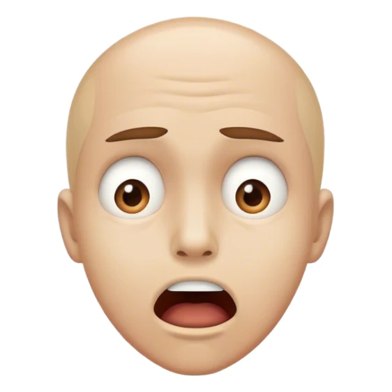  Mouth slightly open, eyes looking upward in a desperate search for lost thoughts. sticker