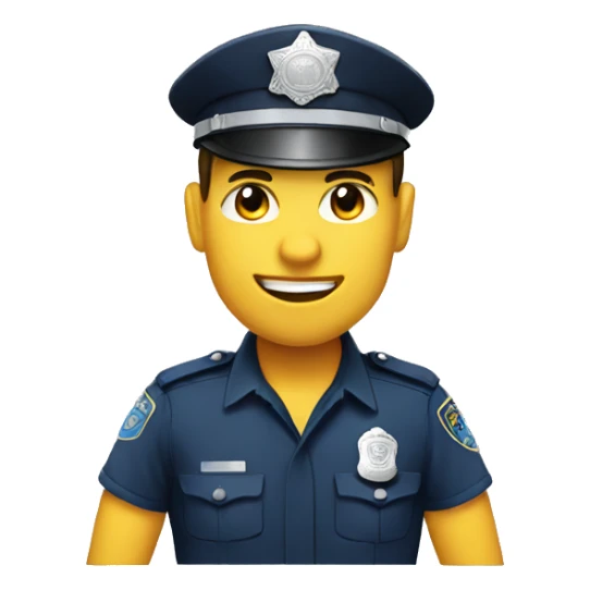 police in Vietnam happy sticker