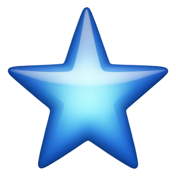 blue star sticker