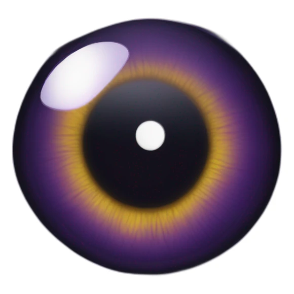majestic godly violet iris eyeball serious intense symmetrical knowledgable sticker