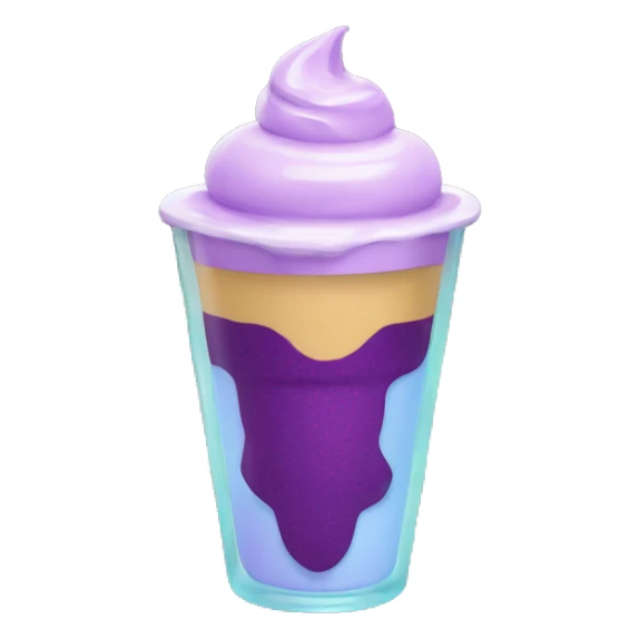 Colourful ube parfait sticker