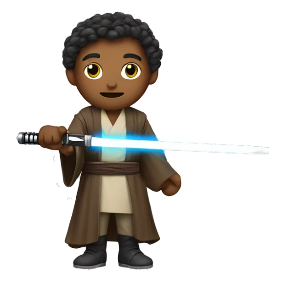 A Jedi with a lightsaber and a sing with the name TATSCHL on it  sticker