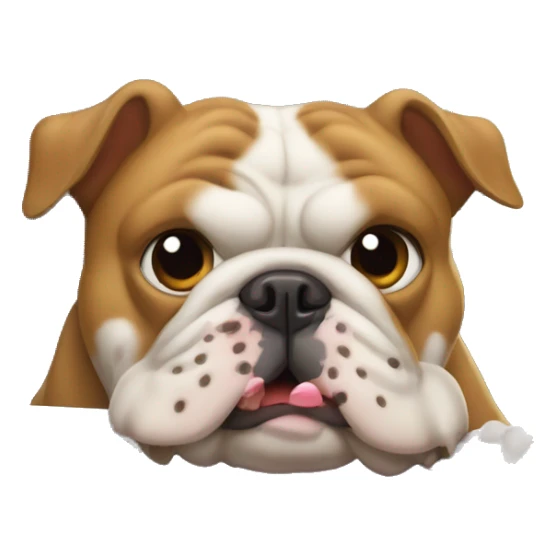 bulldog y dinosaurio en un coche pistacho sticker