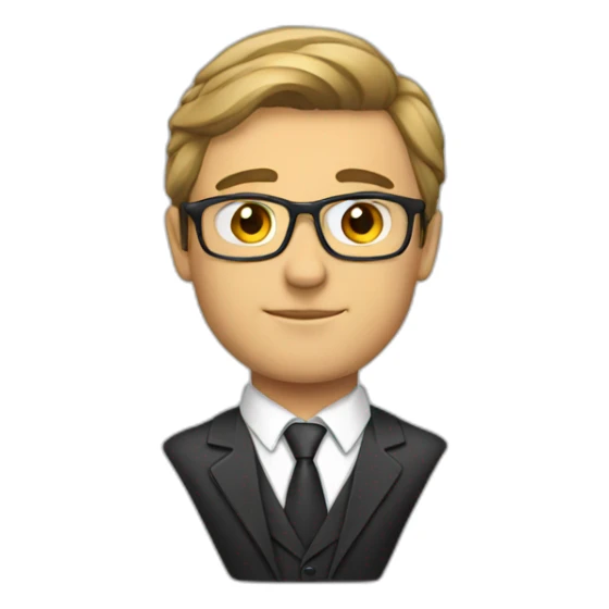 handsome lawyer sticker