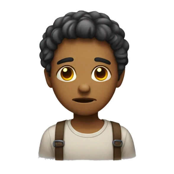 Sad and happy sticker