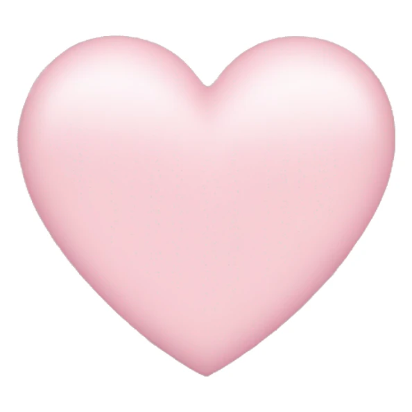 Light pink heart  sticker