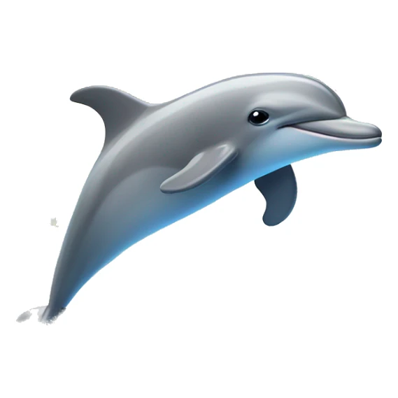 dolphin jumping out of the water with rainbows and sparkles behind it  sticker