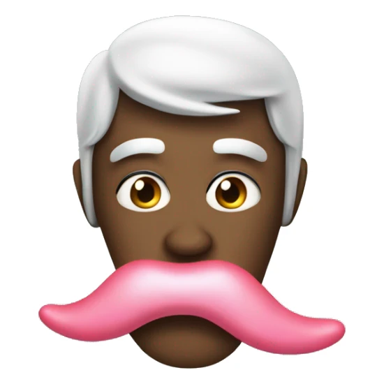 Stick out tongue mysteriously  sticker