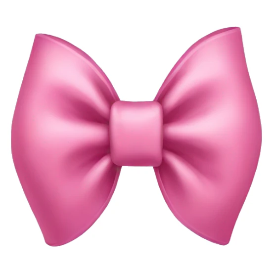A cute bow sticker