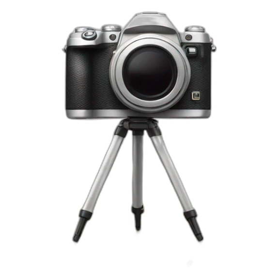 the the back side of the camera is on legs sticker