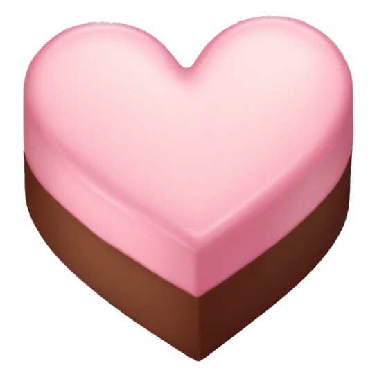 Pastel pink heart box of chocolate  sticker