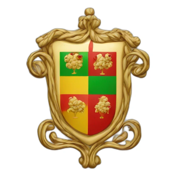 An Italian cake Coat of arms sticker