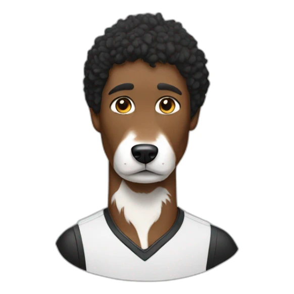 Man and woman and black and White border collie sticker