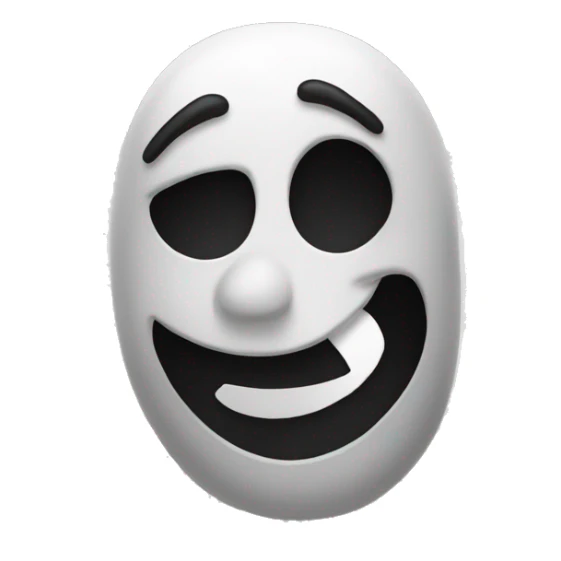 black and white, halloween themed sticker