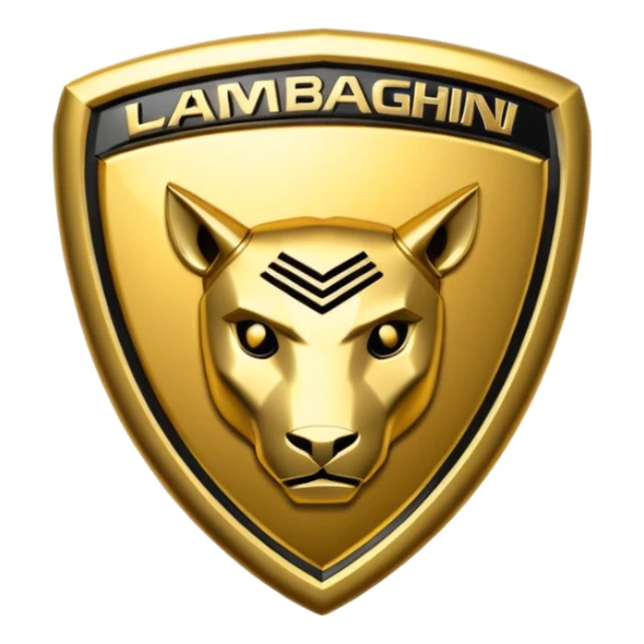 Lamborghini original logo sticker