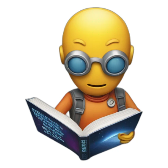 Hitchhikers guide to the Galaxy book cover with words don’t panic sticker