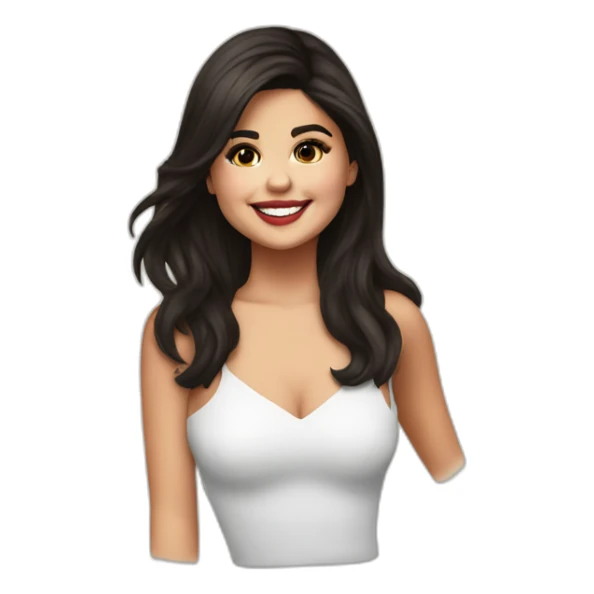 Selena Gomez hello sticker