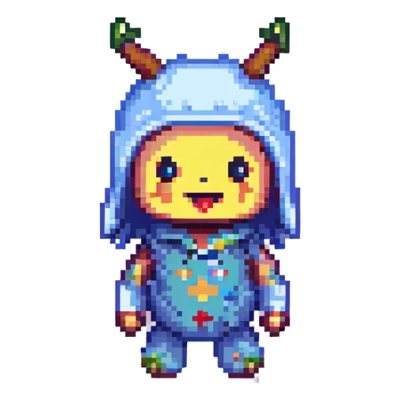 labobo character, playful and imaginative sticker