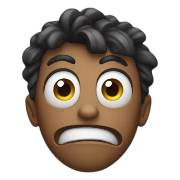 Fear Emoji sticker
