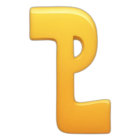 half of the letters t and p next to eachother sticker