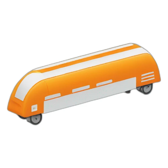 Orange line emojis sticker
