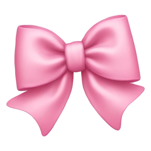 Baby pink bow sticker