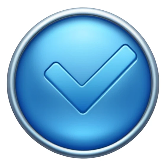 Like Instagram blue tick emoji sticker