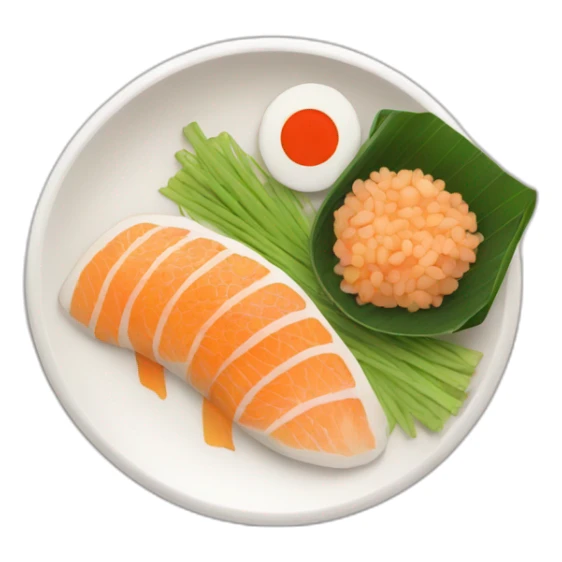 teishoku plate japanese food sticker