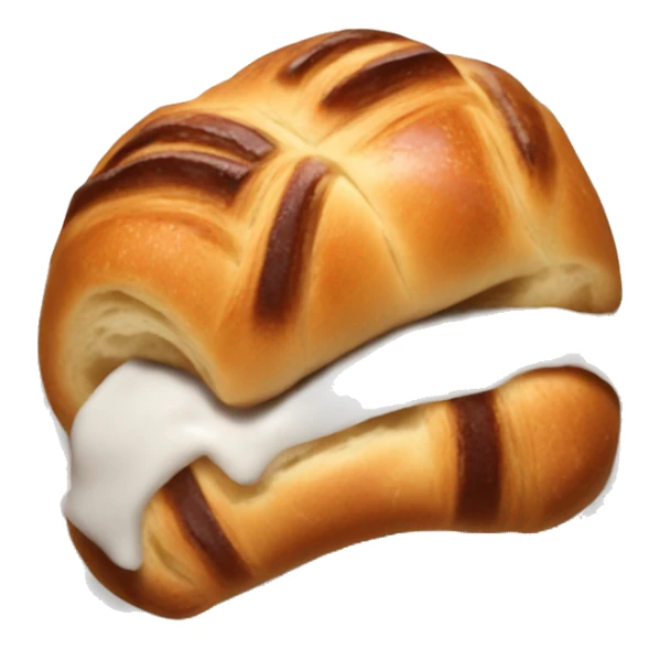 Pain au chocolat français  sticker