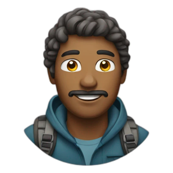 men on the peak of a mountain sticker