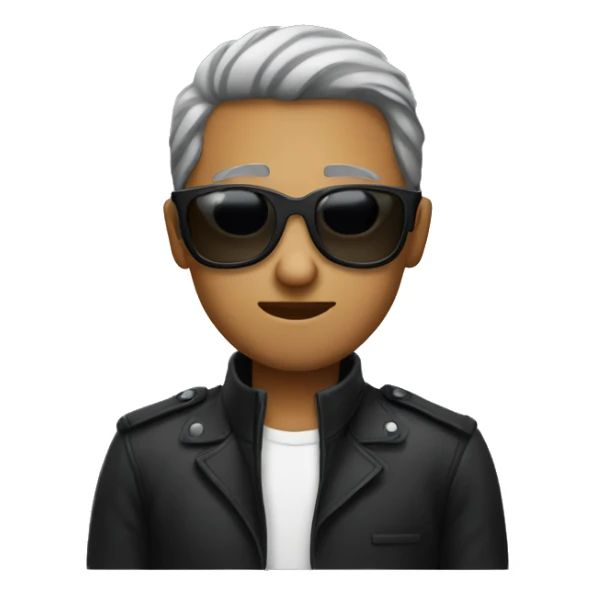 untrustworthy person wearing dark shades sticker