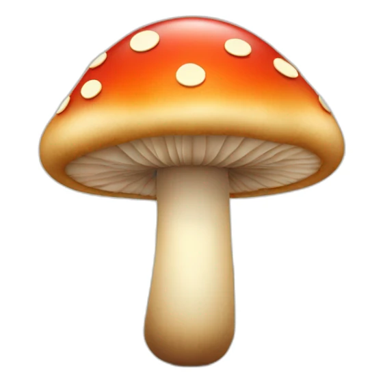 happy mushroom with eyes and birthday candles cake sticker