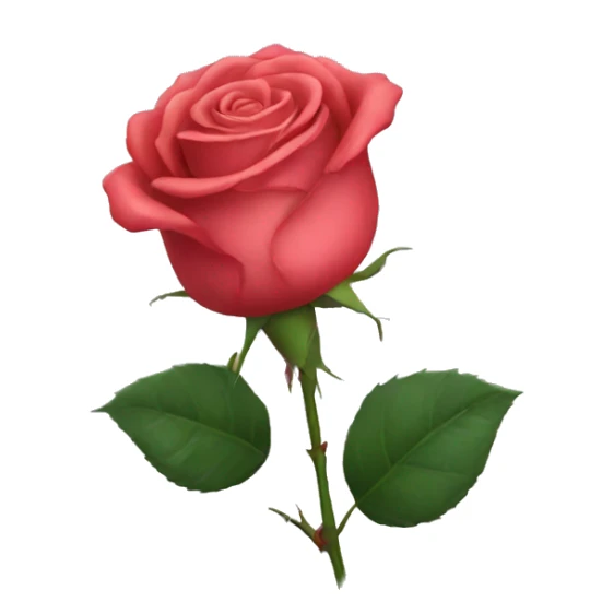 Rose sticker
