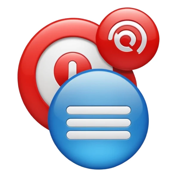 Emoji-style “No Internet” icon, blue Wi-Fi symbol, bottom-right small red circle with white X (close icon), glossy 3D emoji look, clean vector, transparent background. sticker