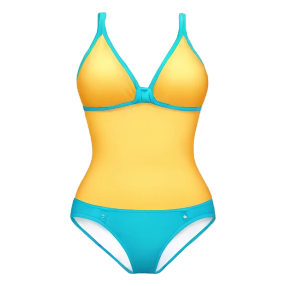Bathing suit sticker
