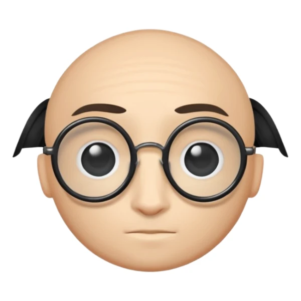 Harry Potter glasses with the scar and without the face  sticker