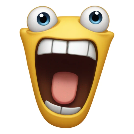 Spazzing out emoji sticker