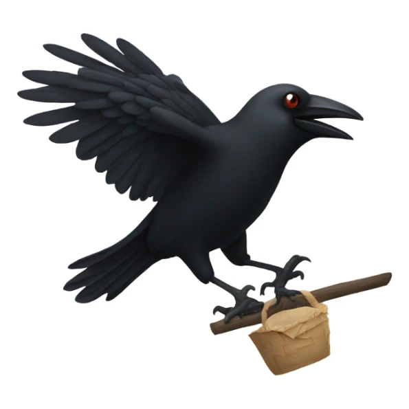 Murder of crows sticker